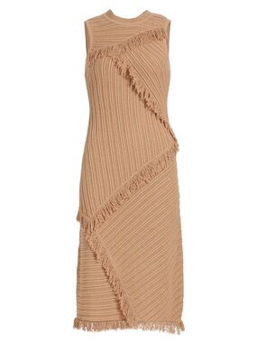dh NEW YORK Kelly Tassel Knit Midi-Dress - Driftwood